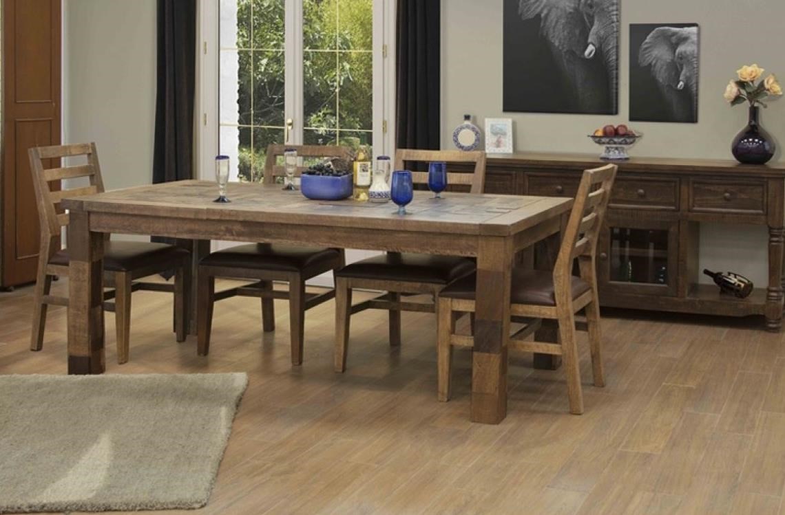 International Furniture Direct Salamanca Ifd8012tbl Rustic Solid