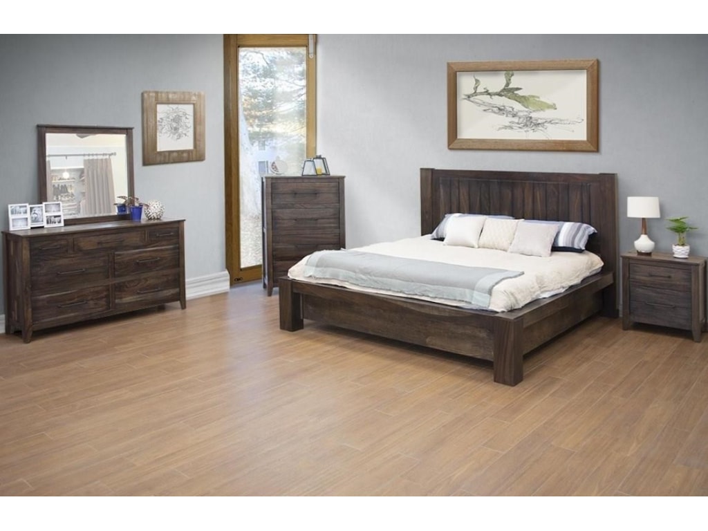 International Furniture Direct San LuisQueen Platform Bed
