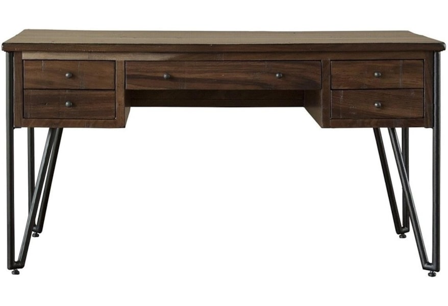 International Furniture Direct Taos Ifd864desk Rustic 5 Drawer