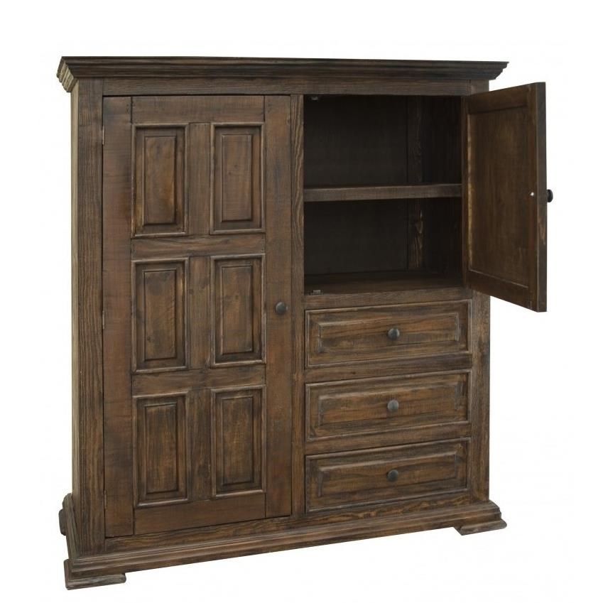International Furniture Direct Terra Solid Wood Gentleman S Chest