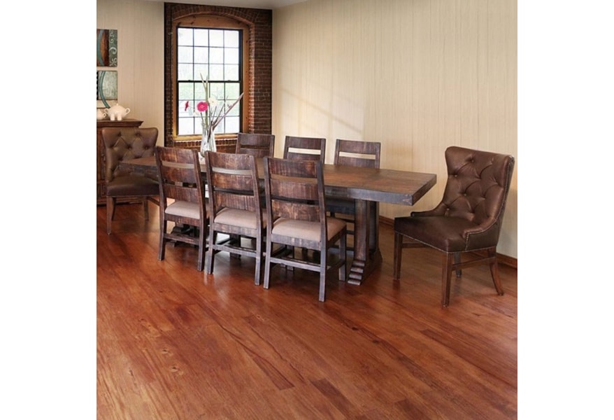 Ifd International Furniture Direct Terra Double Pedestal Dining