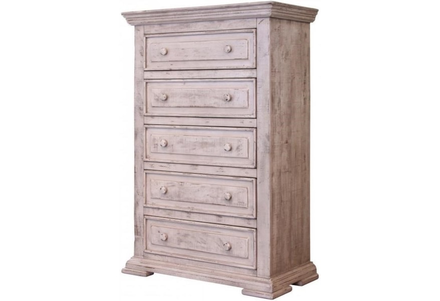 International Furniture Direct Terra White Ifd1022chest Drawer