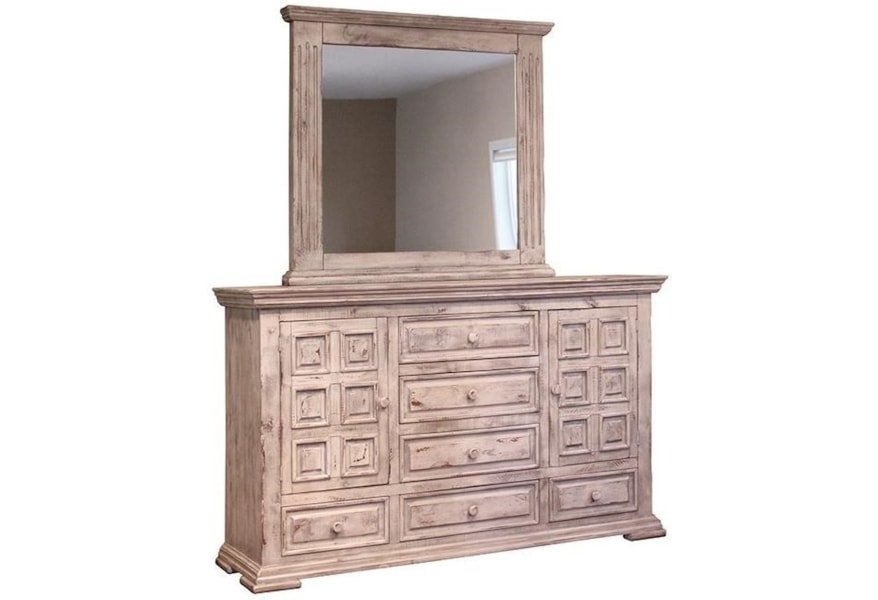 Ifd International Furniture Direct Terra White Rustic Dresser With