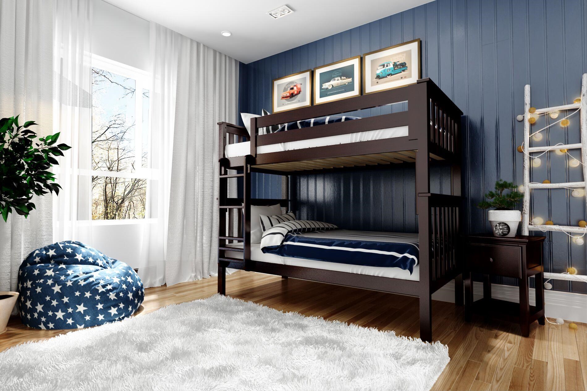 twin bunk beds for kids