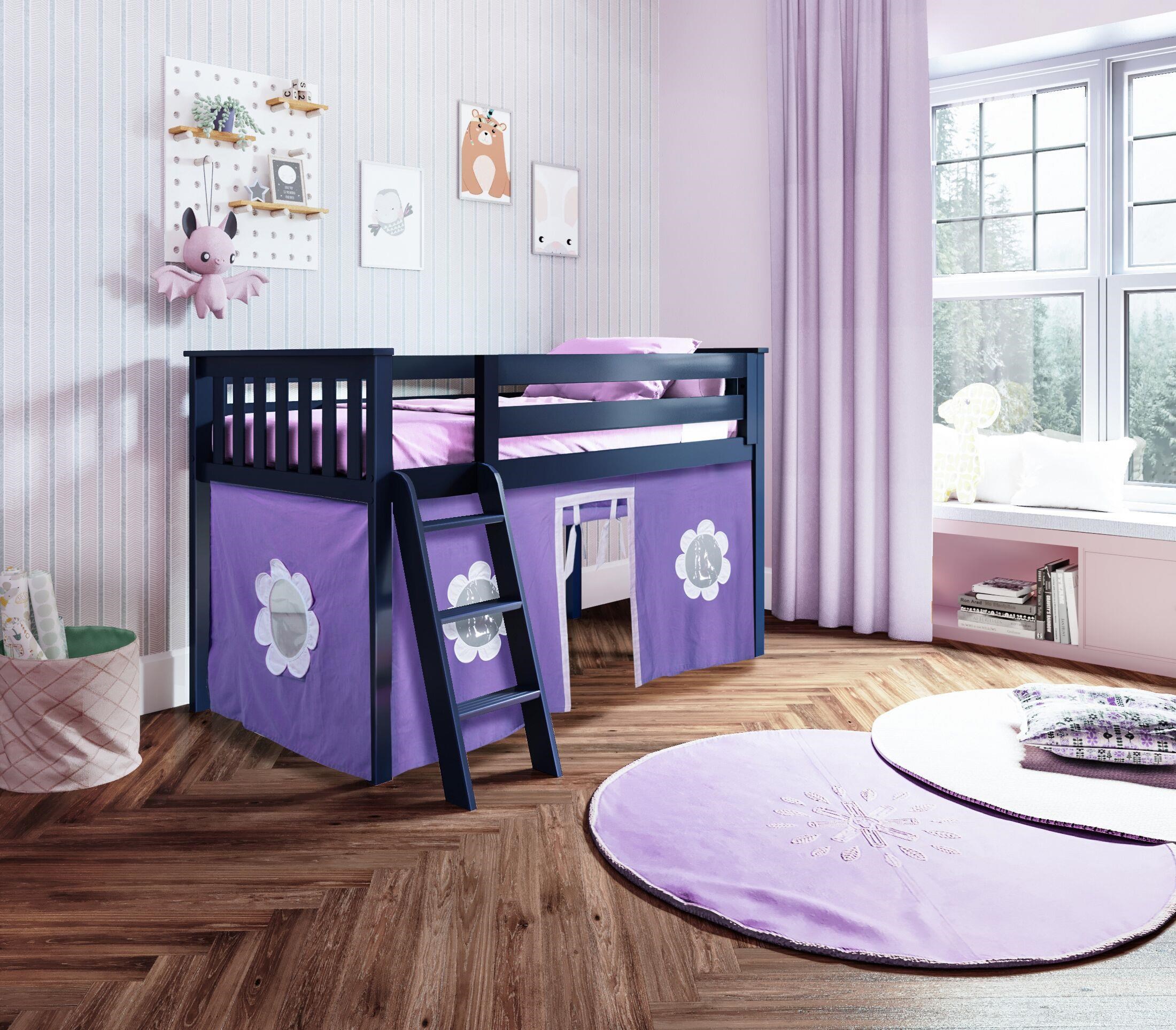 kids purple bed
