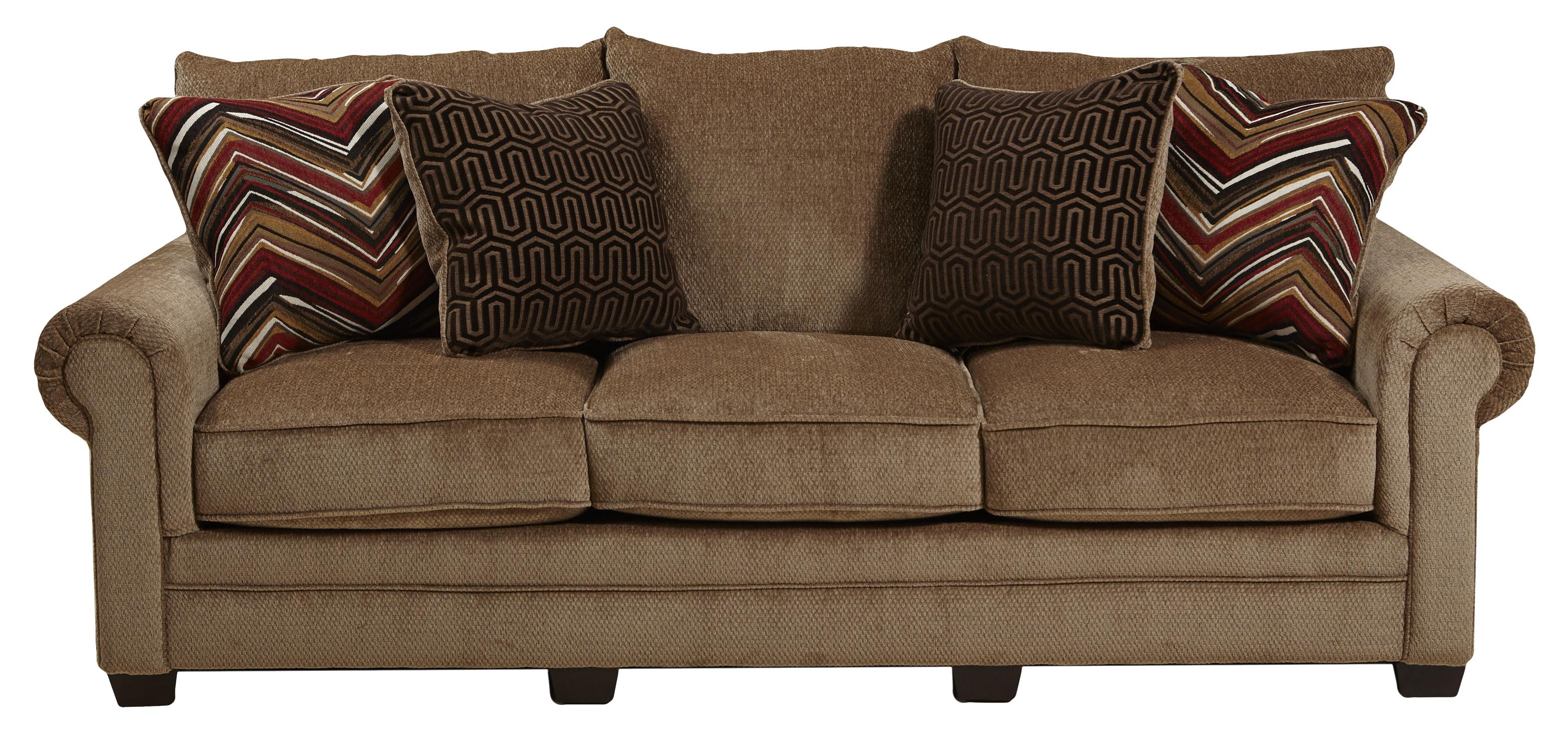 Jackson Furniture Anniston Rolled Arm Sofa Lindy S Furniture