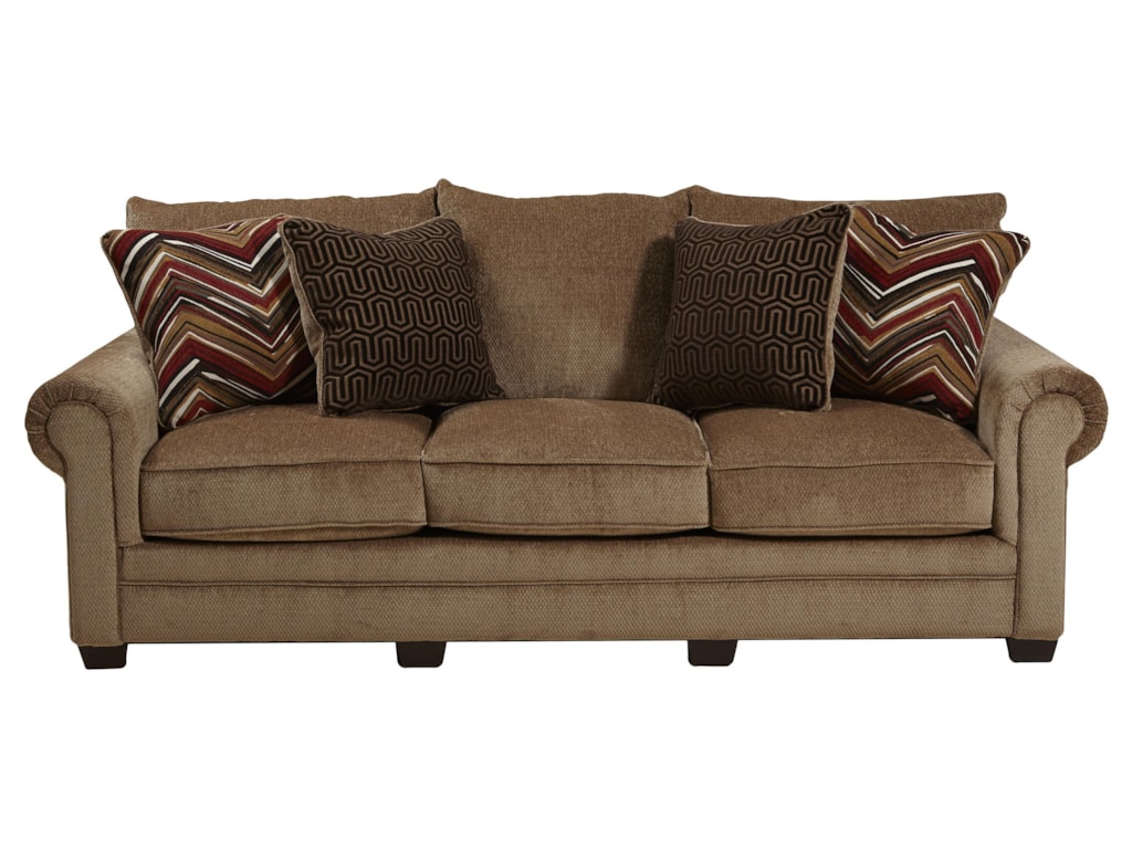 Jackson Furniture Anniston Rolled Arm Sofa Lindy S Furniture