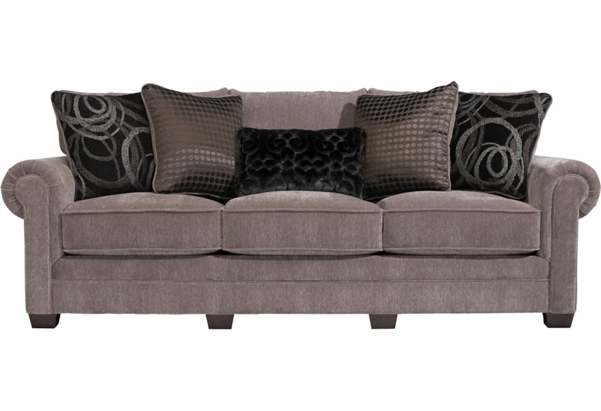 Jackson Furniture Austin 4341 03 Transitional Sofa With Exposed Jackson Furniture Austin 4341 03