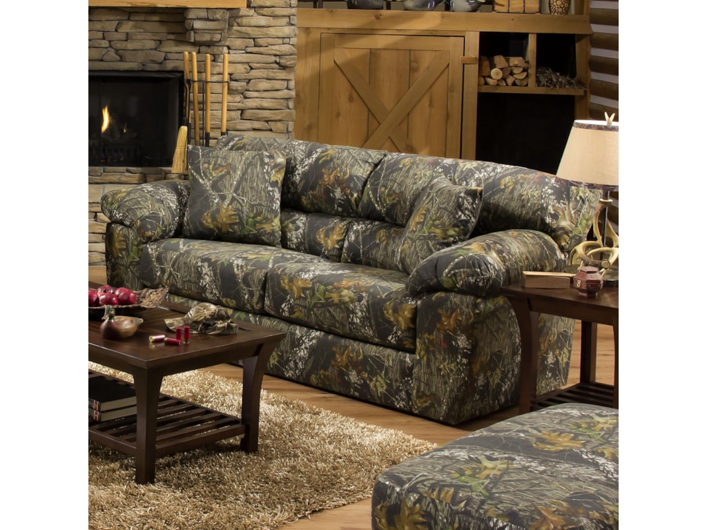 Jackson furniture big game camouflage two seat sleeper sofa