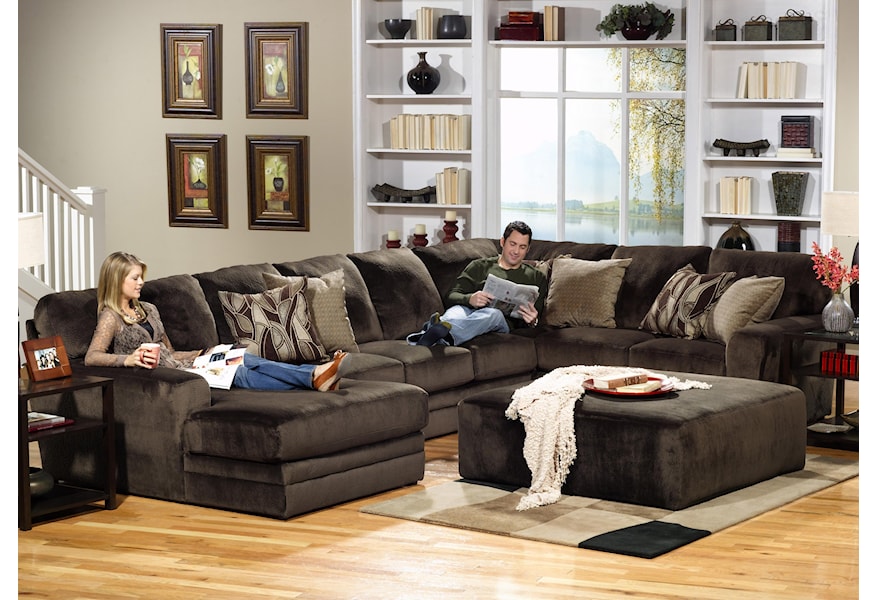 Jackson Furniture 4377 Everest 3 Piece Sectional With Rsf Section A1 Furniture Mattress Sectional Sofas
