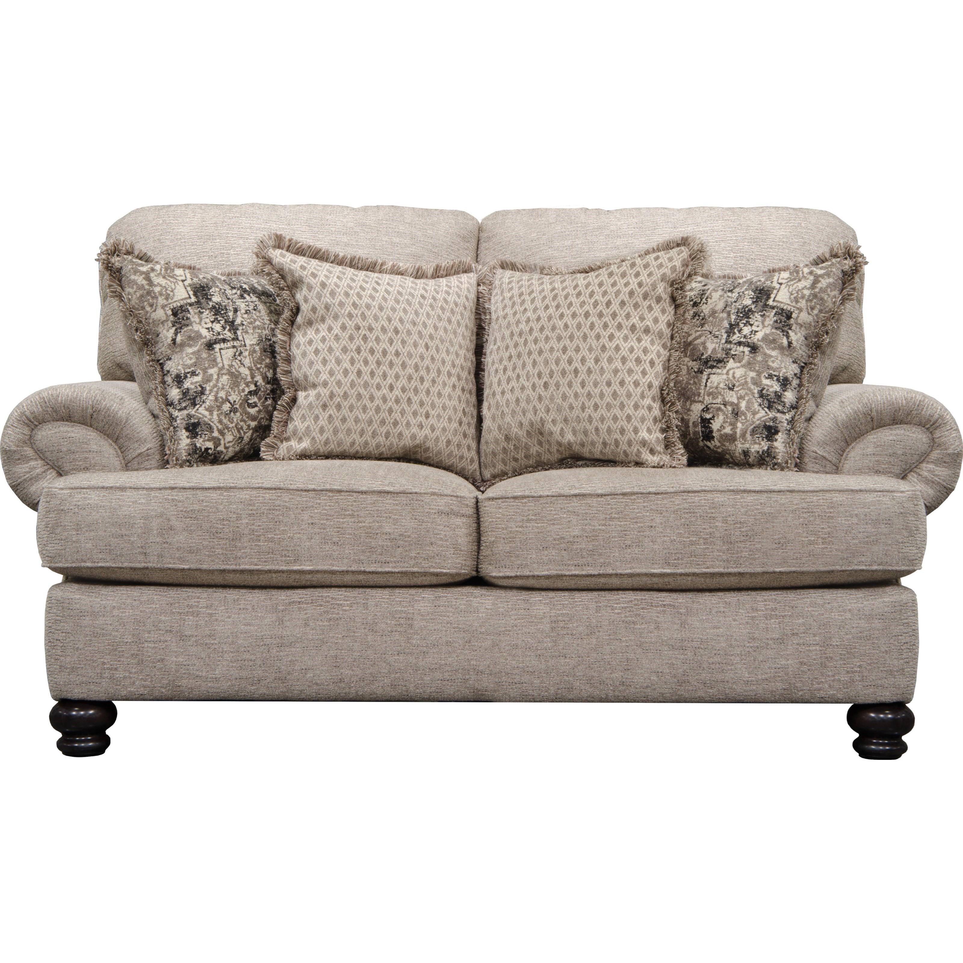 Jackson Furniture Freemont Transitional Loveseat With Solid Wood Legs Furniture Barn Loveseats