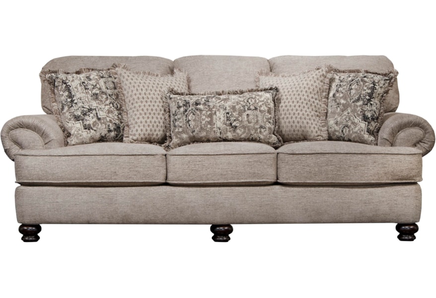 Jackson Furniture Freemont Transitional Sofa With Solid Wood Legs Jackson Furniture Freemont Transitional