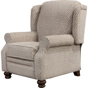 Jackson Furniture Freemont Transitional Reclining Chair With Rolled Arms Standard Furniture High Leg Recliners
