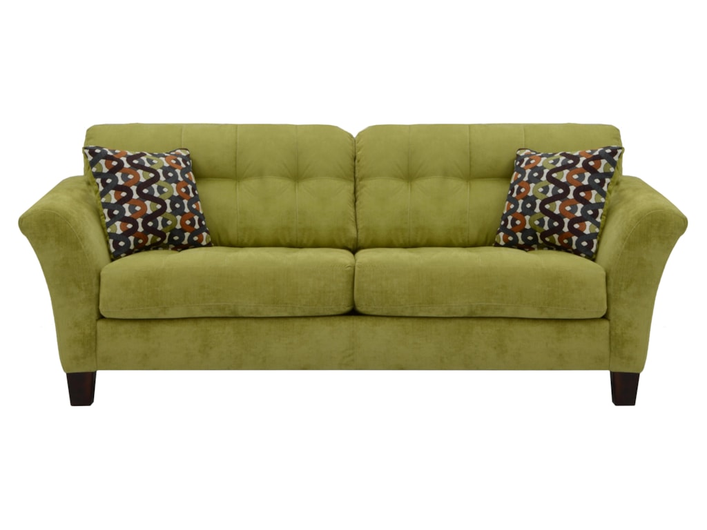 Jackson Furniture Halle Sofa With 2 Seats And Tufted Back Cushions Jackson Furniture Hallesofa
