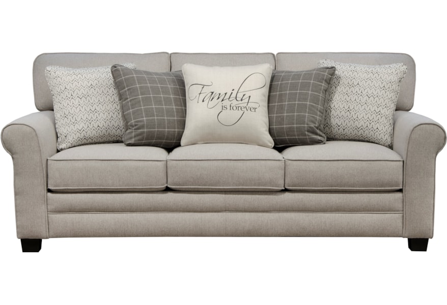 Jackson Furniture Lewiston 3279 03 Relaxed Vintage Sofa With Sock Jackson Furniture Lewiston 3279 03