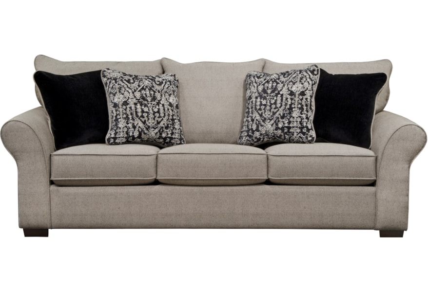 Jackson Furniture Maddox 4152 03 Transitional Sofa With Sock Arms Jackson Furniture Maddox 4152 03