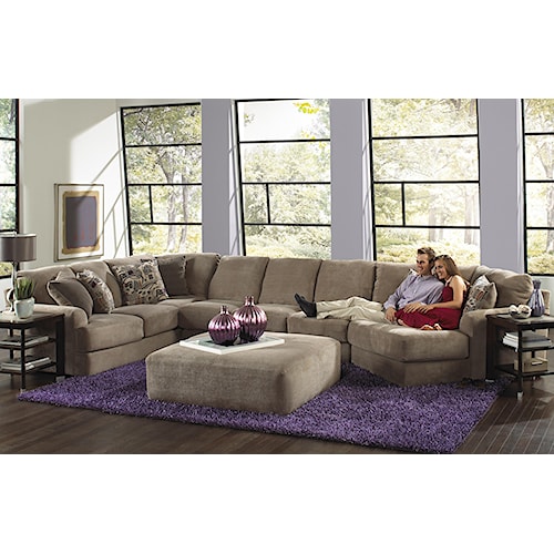 Jackson Furniture Malibu Six Seat Sectional Sofa Suburban Jackson Furniture Malibu Six Seat Sectional Sofa