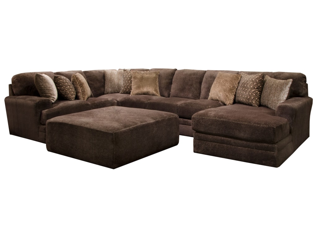 Jackson Furniture Mammoth Four Piece Sectional With Chaise And Furniture Mammoth Four Piece Sectional