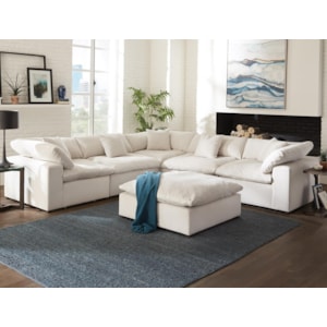 Jackson Furniture Posh Contemporary L Shaped Sectional Sofa Standard Furniture Sectional Sofas