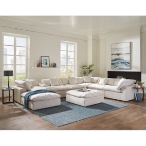 Jackson Furniture Posh Contemporary Chaise Sectional With Storage Console A1 Furniture Mattress Sectional Sofas