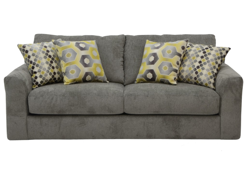 Jackson Furniture Sutton Sofa With Casual Style Rooms For Less Sofas Jackson Furniture Sutton Sofa