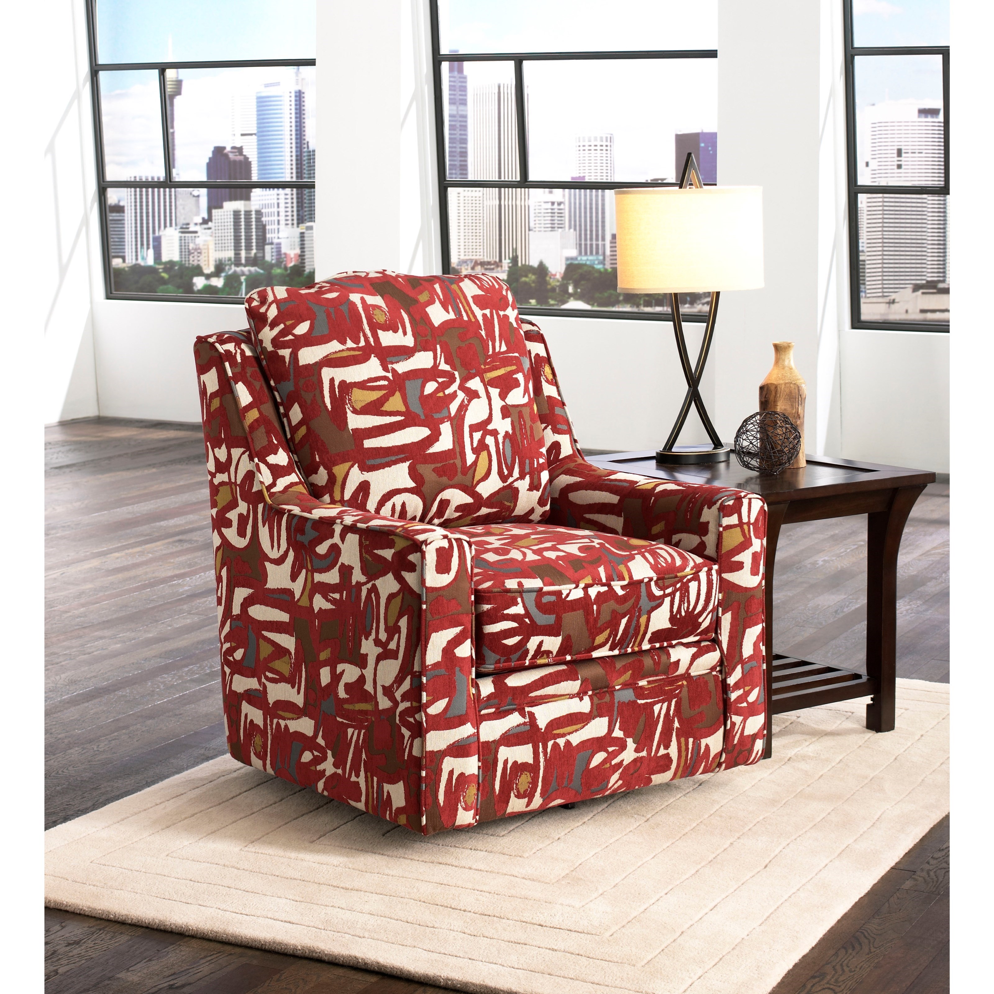 Jackson Furniture Sutton Swivel Chair With Casual Style A1