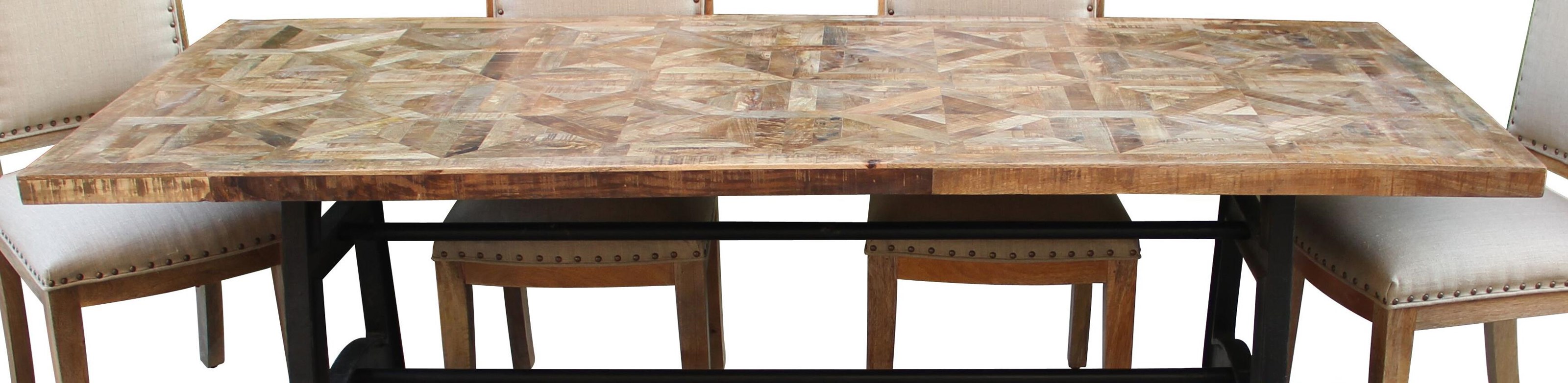 Jaipur Furniture Unwin Ara 9204 T B Rectangular Dining Table Sam