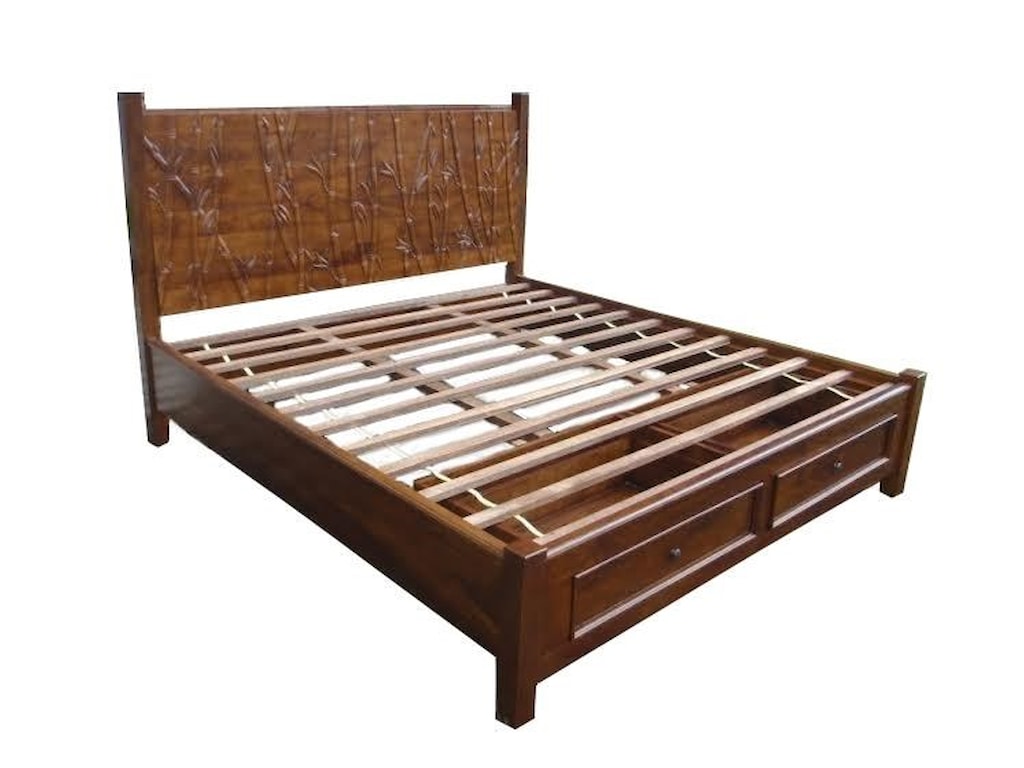 Jamieson Import Services, Inc. FoliageCalifornia King Storage Bed