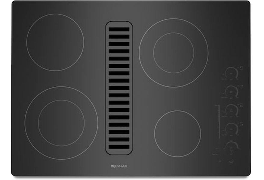 Jenn Air Jed4430wb 30 Electric Radiant Downdraft Cooktop With