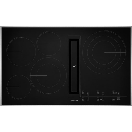 Jenn Air Jed4536gs 36 Jx3 Electric Downdraft Cooktop With Glass