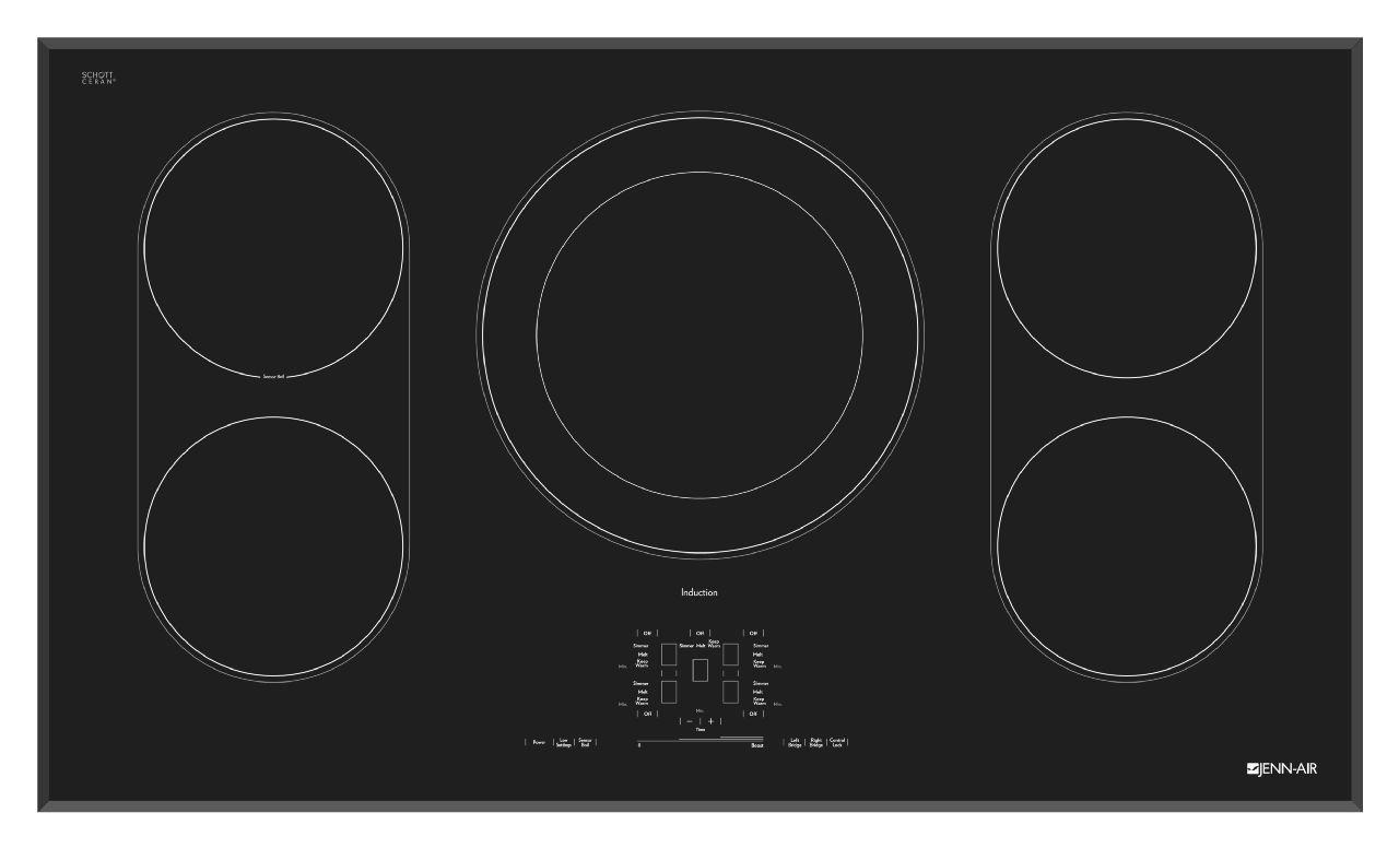 Jenn Air 36 Induction Cooktop With Sensor Boil Function