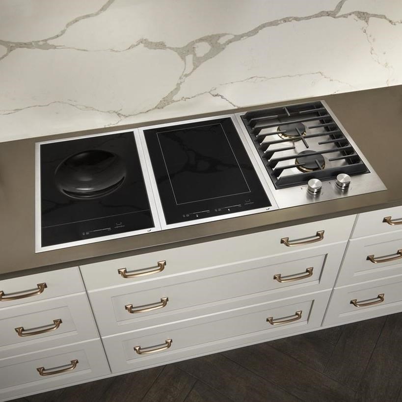 induction cooktop with downdraft