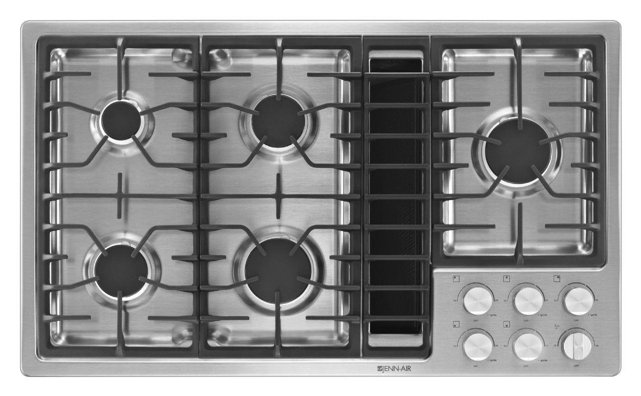 Jenn Air Jgd3536bs 36 Jx3 Gas Downdraft Cooktop With Durafinish