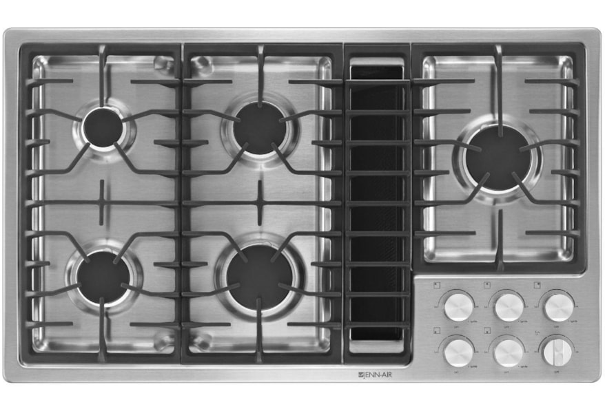 Jenn Air Jgd3536bs 36 Jx3 Gas Downdraft Cooktop With Durafinish