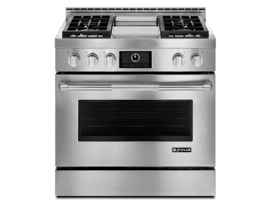 Jenn Air Jgrp536wp36 Pro Style Gas Range With Griddle And 36 Pro Style Gas Range With Griddle And Multimode Convection By Jenn Air