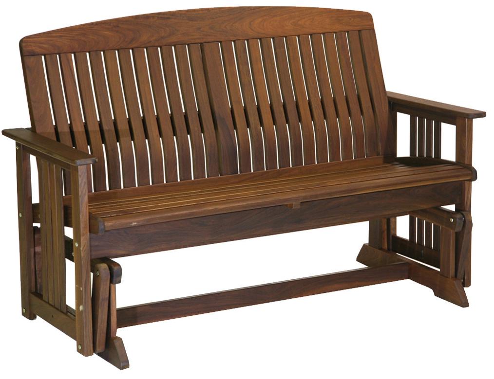 Jensen Leisure Lincoln Wood Bench Glider Find Your Furniture