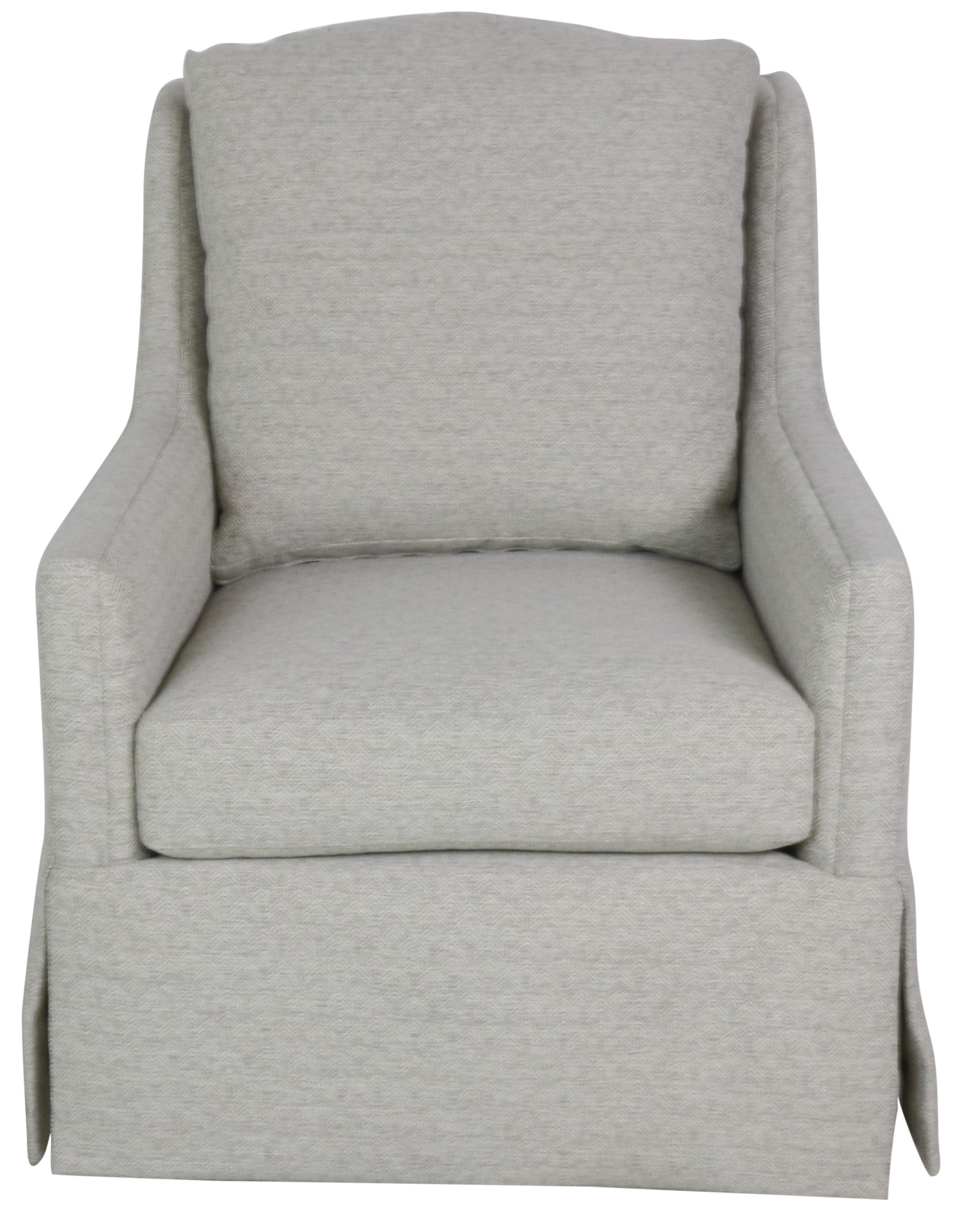 Jessica Charles Fine Upholstered Accents Swivel Rocker Chair