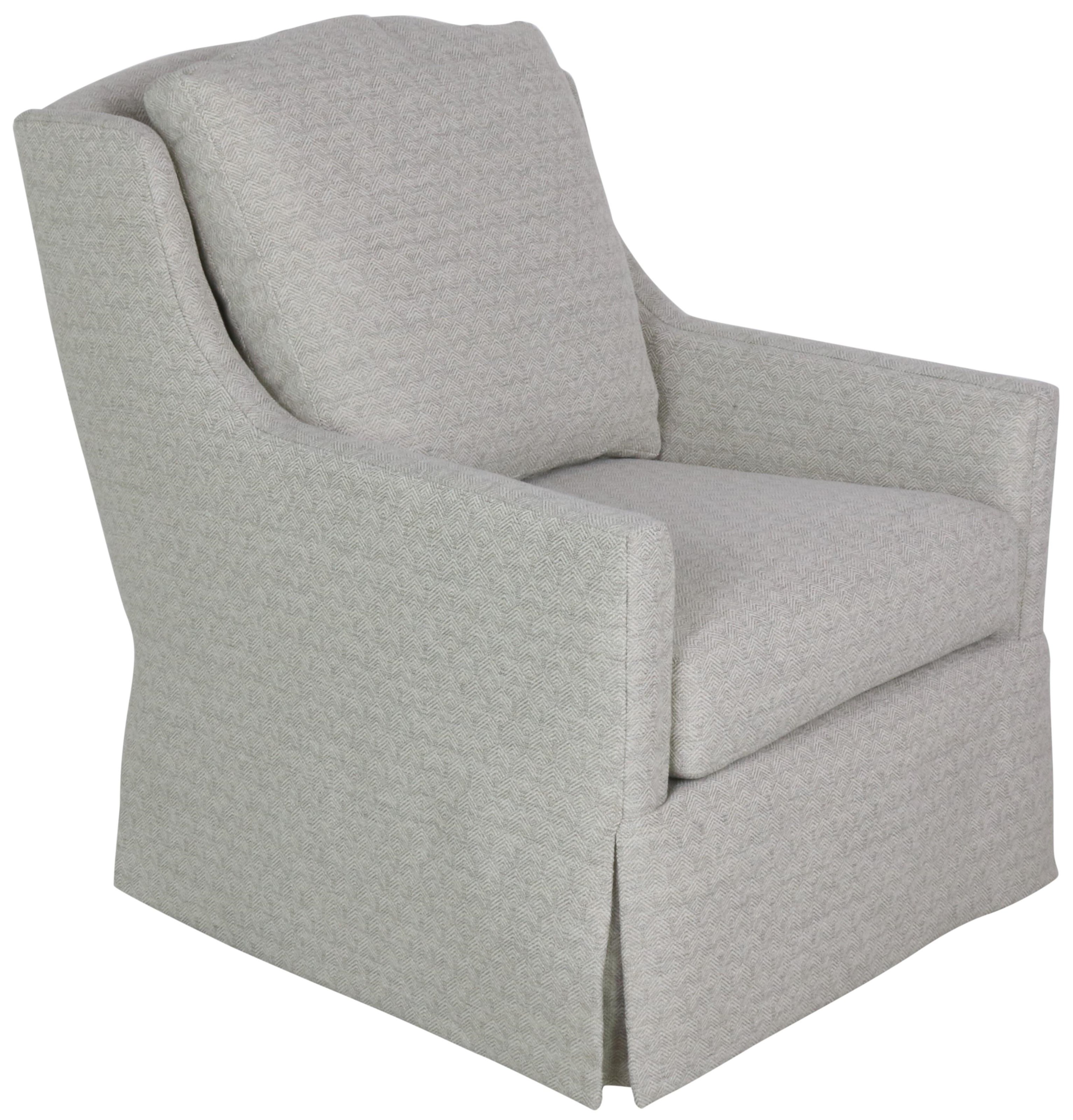 Jessica Charles Fine Upholstered Accents Swivel Rocker Chair