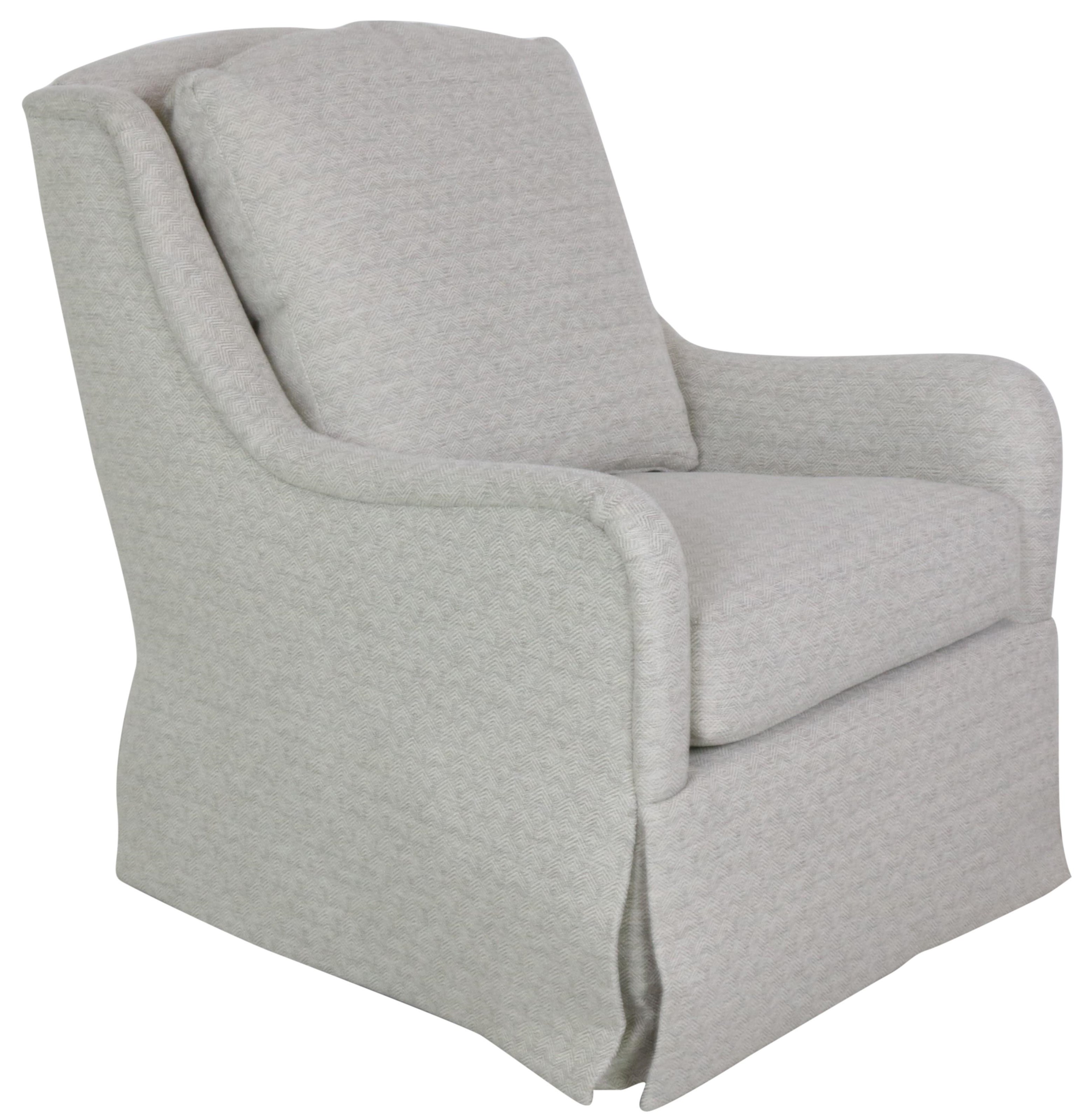 Jessica Charles Fine Upholstered Accents Swivel Rocker Chair