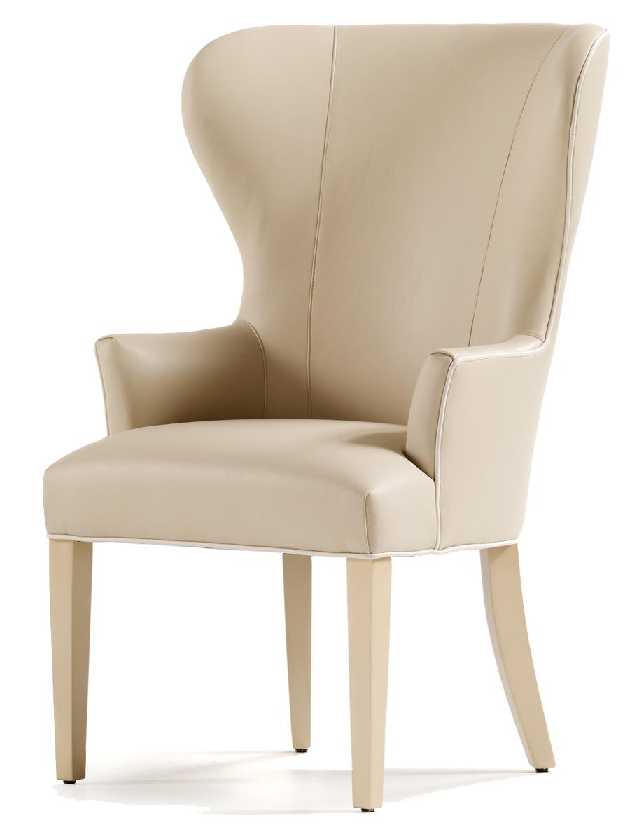Garbo Wingback Dining Arm Chair   