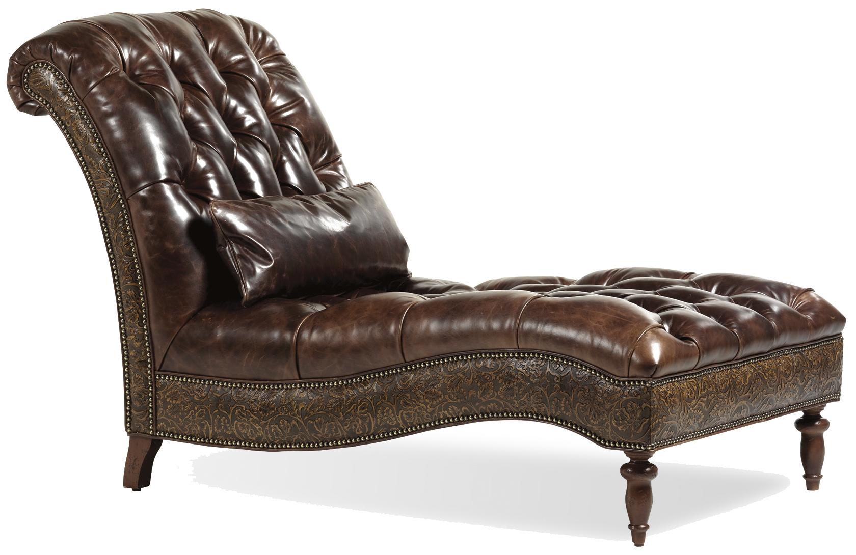 Charlesworth Armless Chaise with Tufted Button Accents