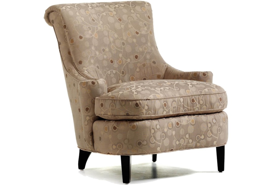Jessica Charles Fine Upholstered Accents Adelle Arm Chair With Upholstered Accents Adelle Arm Chair