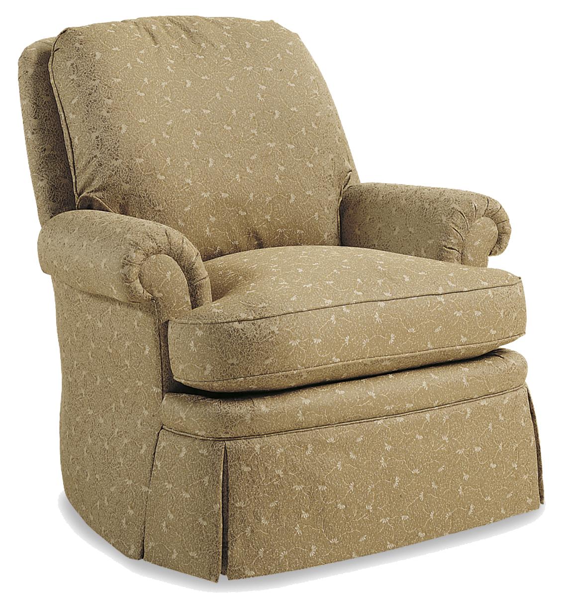 Jessica Charles Fine Upholstered Accents Holton Swivel Rocker   