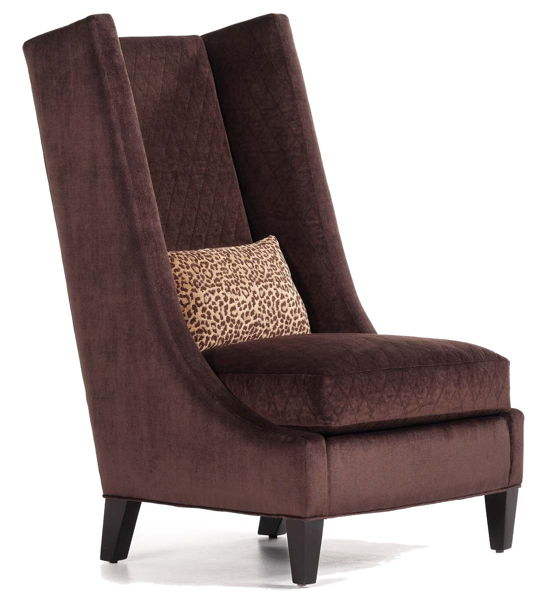 Jessica Charles Fine Upholstered Accents Redmond Upholstered Wing Chair With High Back Stuckey Furniture Wing Chairs