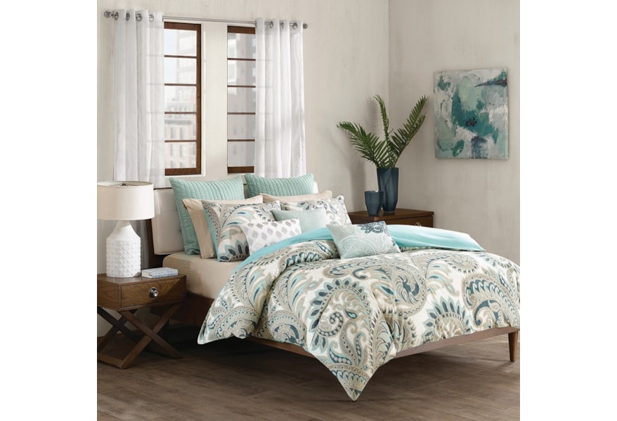 Jla Home Ink Ivy King Cal King Mira Comforter Mini Set Simply Home By Lindy S Bedding Sets