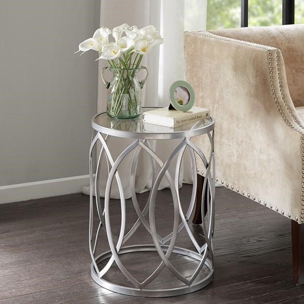 Jla Home Madison Park Fpf17 0295 Arlo Metal Eyelet Accent Table