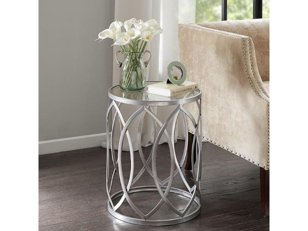Jla Home Madison Park Fpf17 0295 Arlo Metal Eyelet Accent Table
