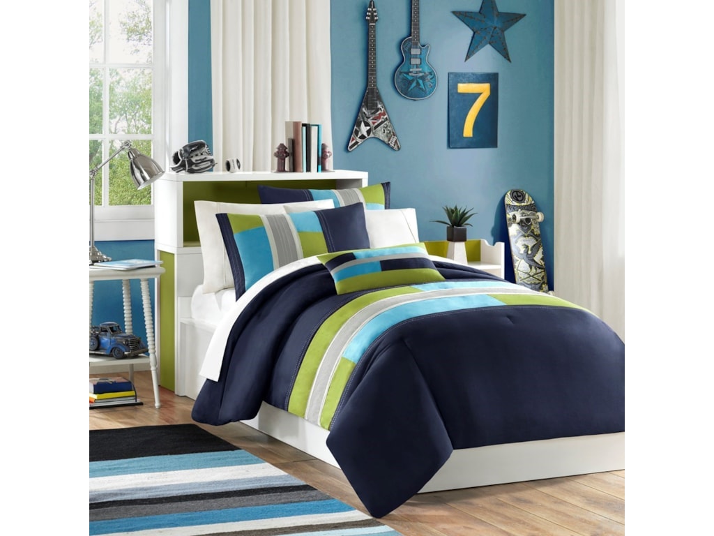 Jla Home Mi Zone Twin Twin Xl Pipeline Comforter Set Lindy S