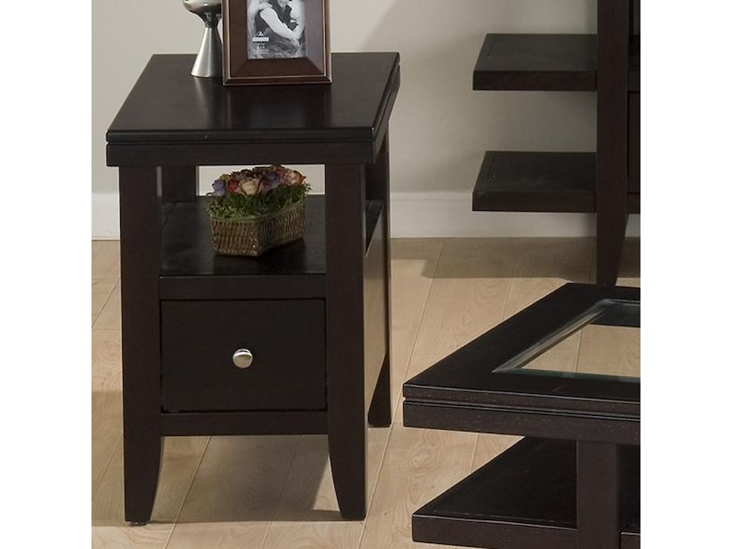 Jofran Marlon WengeChairside Table
