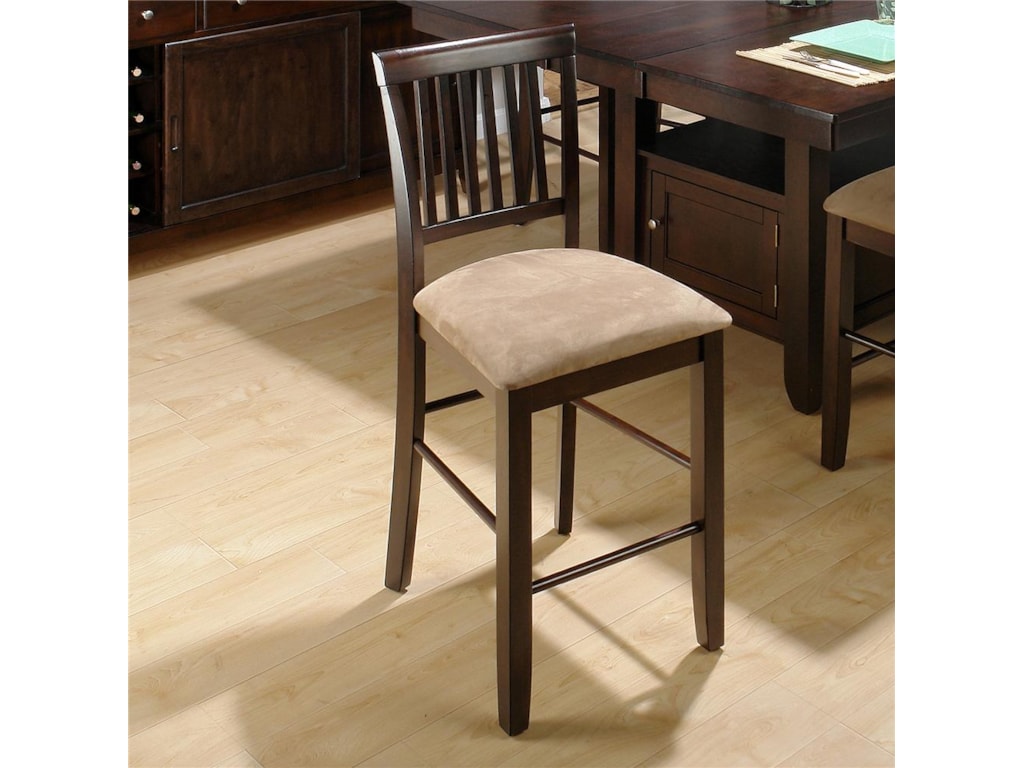 Jofran Bakery's CherrySlat Back Counter Height Stool